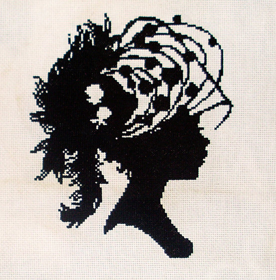 Работа «Девушка в шляпе 100 x 118 крестов»