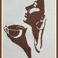 Работа «Девушка с кофе»