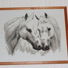 Работа «Пара лошадей»