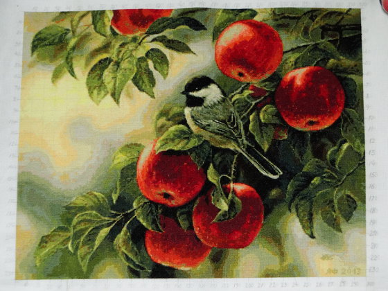 Работа «В яблоневом саду»