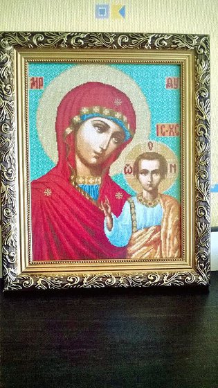 Работа «икона Казанской Божией Матери»