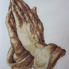 Работа «Репродукция картины "Молитва на удачу"»