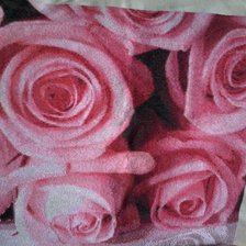 Работа «розовые розы»