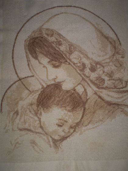 Работа «Мария с младенцем»