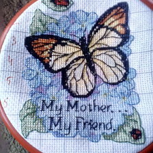Работа «Butterfly: My mother ... My friend.»