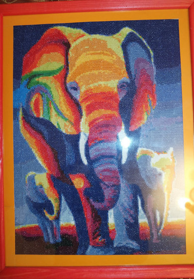 Работа «Радужные слоны.»