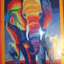Работа «Радужные слоны.»