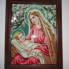 Работа «Мария с младенцем»