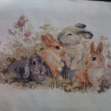 Работа «Забавные кролики от Риолис»
