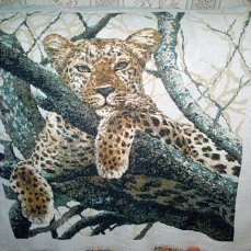 Работа «Леопард на отдыхе фирмы "RIOLIS"»