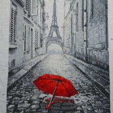 Работа «Дождь в Париже»