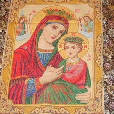 Работа «Богородица с ребёнком  не устаной помощи.»