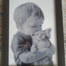 Работа «"Мальчик с котёнком" фирмы ОВЕН»