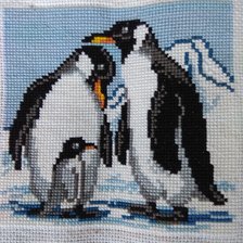 Работа «Семья пингвинов»