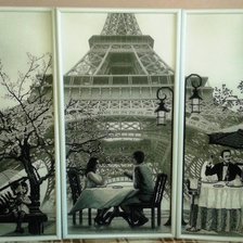 Работа «триптих "Париж город любви"»