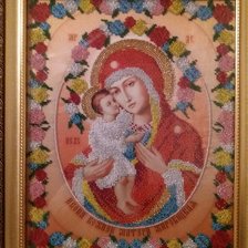 Работа «Икона Жировицкой Божьей матери»
