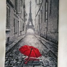Работа «В Париже дождь)))))»