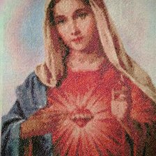 Работа «Непорочное Сердце Девы Марии»