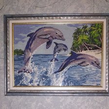 Работа «дельфины в оформлении»