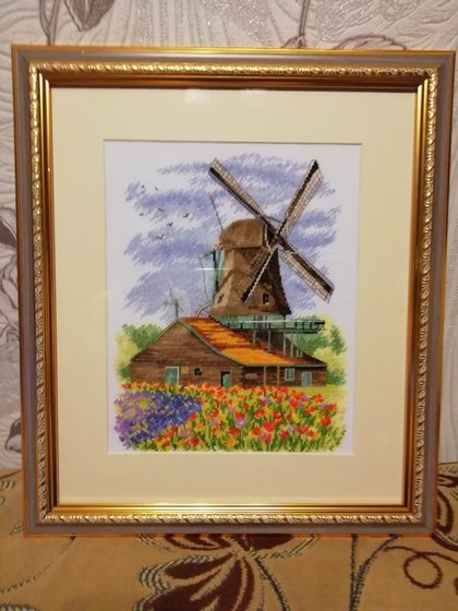 Работа «Ветряная мельница Голландия»