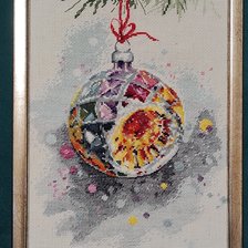 Работа «Новогоднее настроение по мотивам иллюстрации Марины Игнатьевой»