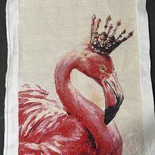 Работа «фламинго в короне»