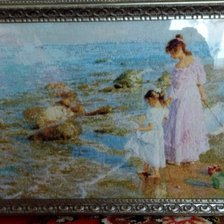 Работа «Прогулка у моря по картине Александра Аверина»
