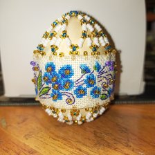 Работа «яйцо с незабудками от РИОЛИС»
