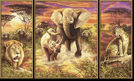 Триптих «Африка» №26615