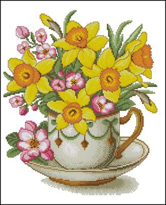Цветочно-чашечный календарь №117435