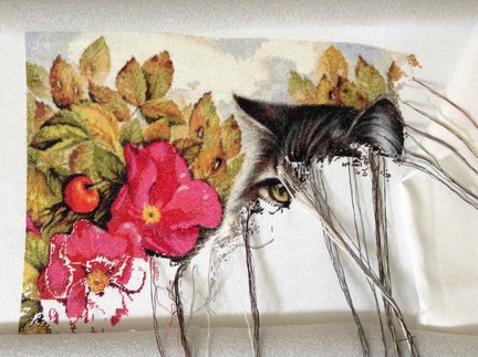 «Кот и Шиповник» по картине И. Гармашовой №125554