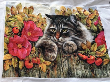 «Кот и Шиповник» по картине И. Гармашовой №155379