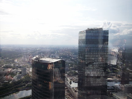 Башня Федерация, Москва-Сити. Вид с 89-го этажа на Москву. №165178