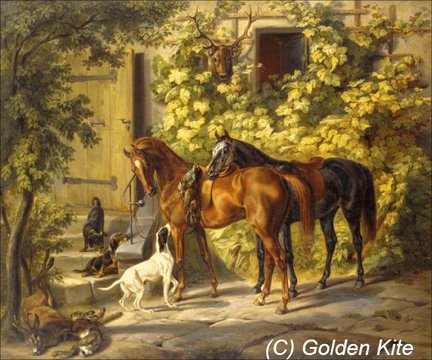 Golden Kite 1505 «Horses at the Porch» №165300