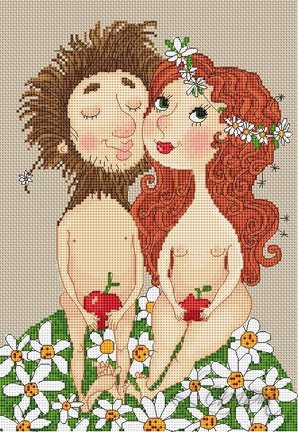 Ищу схему «Адам и Ева» №178746
