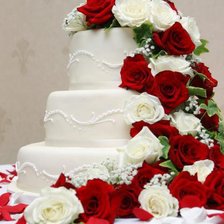 Оригинал схемы вышивки «Свадебный торт)» (№685)