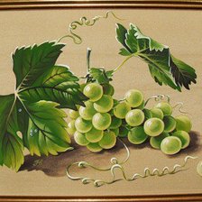 Оригинал схемы вышивки «виноград» (№11727)