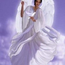 Схема вышивки «ангел»