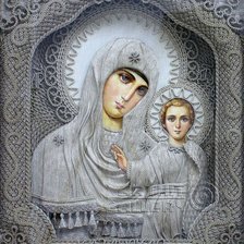 Схема вышивки «Святая Богородица»
