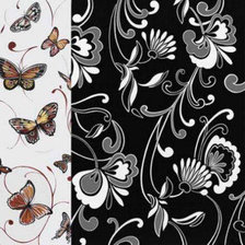 Схема вышивки «узоры и бабочки 2»
