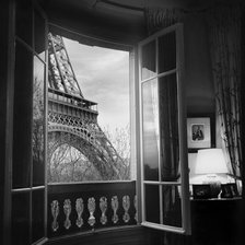 Оригинал схемы вышивки «Париж из окна» (№21631)