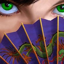 Схема вышивки «зеленые глаза»