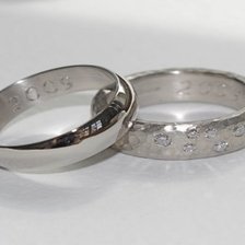 Схема вышивки «обручальное кольцо»