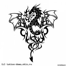 Оригинал схемы вышивки «дракон 1» (№26501)