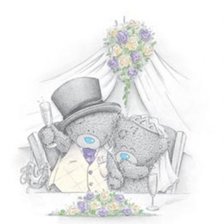 Оригинал схемы вышивки «свадьба» (№28032)