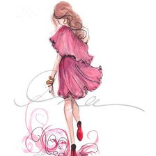 Девушка в розовом