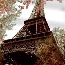 Схема вышивки «Париж весной»