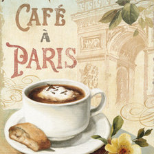 Схема вышивки «Кофе по парижски.»