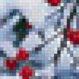 Предпросмотр схемы вышивки «ягоды под снегом» (№59123)