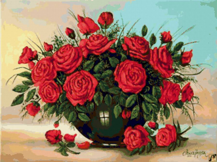 Розы - флора, душистые розы, розочки, яркие букеты, цветы, роза, розы - предпросмотр